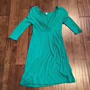 Old Navy faux wrap green dress *NWOT*💚